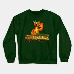 willy the weasel poster Crewneck Sweatshirt